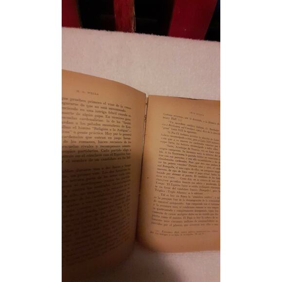 Crux Ansata, H. G Wells, 1945 Spanish, PB, Breve Historia de la Iglesia Catolica - Picture 3 of 9